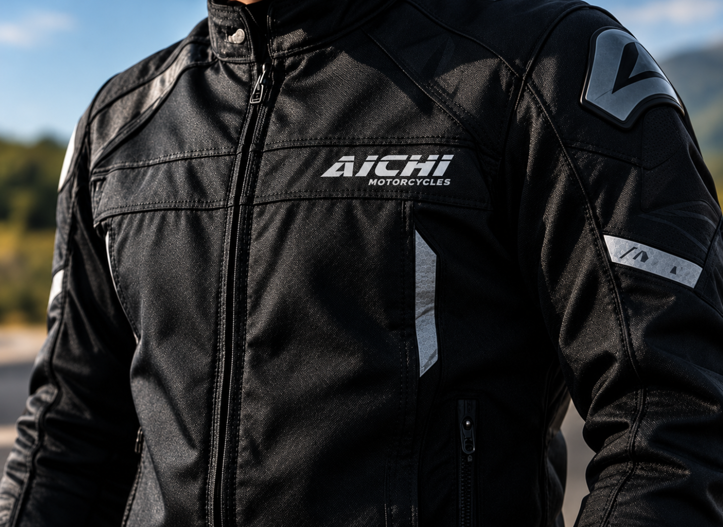 Chaqueta AICHI para motociclista